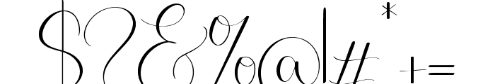 Oakmint Font OTHER CHARS