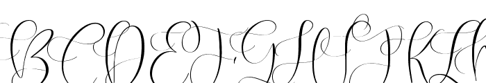 Oakmint Font UPPERCASE