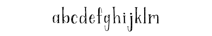 Oatmeal Raisin Serif Font LOWERCASE