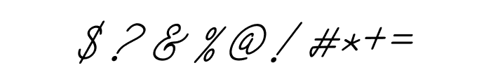 Obellia Script Font OTHER CHARS