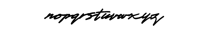 Obey Signature Font LOWERCASE