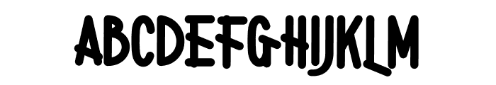 Objec Night Font UPPERCASE