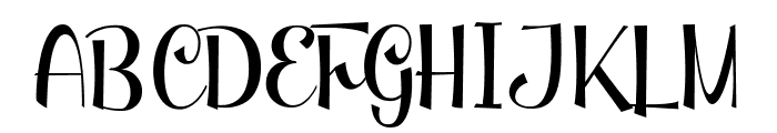 Oblisian Class Font UPPERCASE