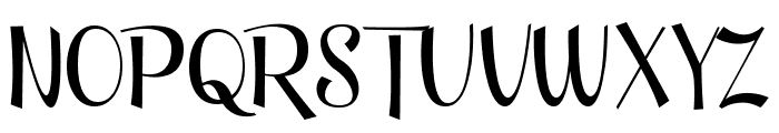 Oblisian Class Font UPPERCASE