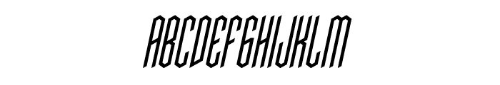 Obsidis Italic Font UPPERCASE