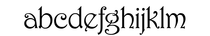 Occult Overture Font LOWERCASE