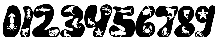 Ocean Animal Font OTHER CHARS