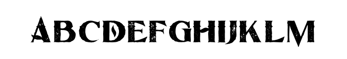 OceanGrunge Font LOWERCASE