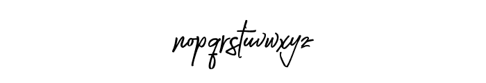OceanTwelveScript Font LOWERCASE