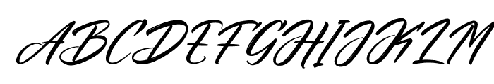 Ochitylla Italic Font UPPERCASE