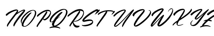 Ochitylla Italic Font UPPERCASE