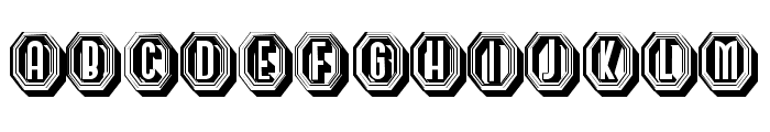 Octagon Regular Font UPPERCASE