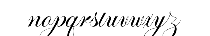 OctagonCalligraphy Font LOWERCASE