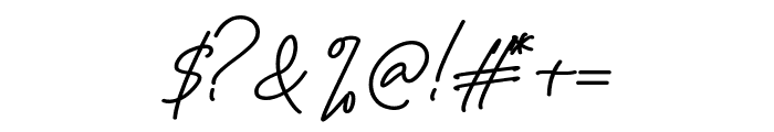 Octavian Signature Font OTHER CHARS