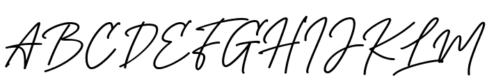 Octavian Signature Font UPPERCASE