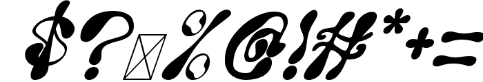 October 1892 Italic Font OTHER CHARS