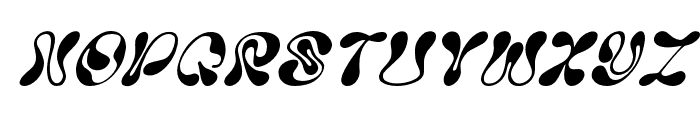 October 1892 Italic Font UPPERCASE