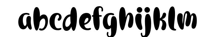 October Bright Font LOWERCASE