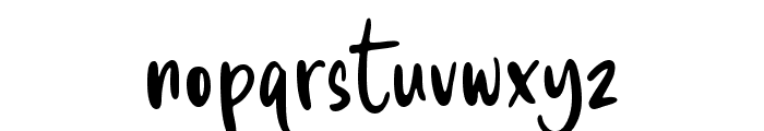 October Story Font LOWERCASE