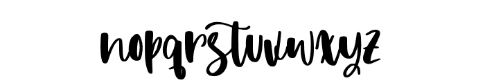 OctoberQuirky Font LOWERCASE