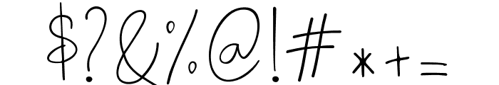 OdelineSathry-Regular Font OTHER CHARS