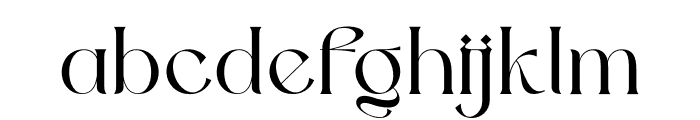 Odena Glamour Font LOWERCASE