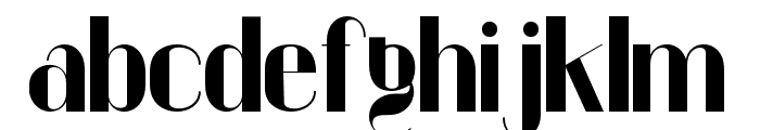 Oder-Regular Font LOWERCASE