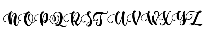 Odesita-Regular Font UPPERCASE