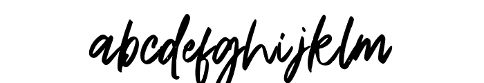 OdesyaBrush-Regular Font LOWERCASE
