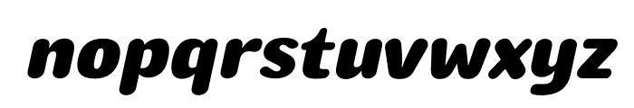 Odugi Sans Bold Italic Font LOWERCASE