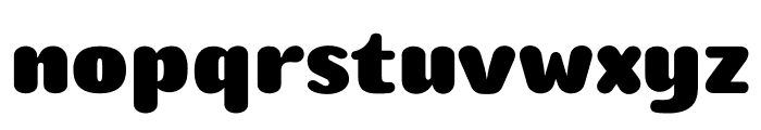 Odugi Sans Heavy Bold Font LOWERCASE