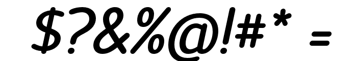OfficialBold-Italic Font OTHER CHARS