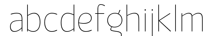 OfficialHairline Font LOWERCASE