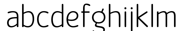 OfficialLight Font LOWERCASE
