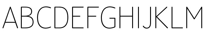 OfficialThin Font UPPERCASE