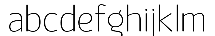 OfficialThin Font LOWERCASE