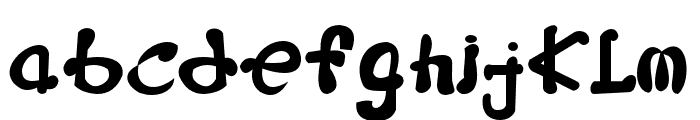 OffsideBold-Regular Font LOWERCASE