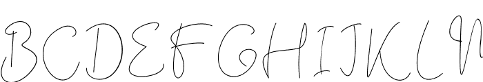 OgardySignature Font UPPERCASE