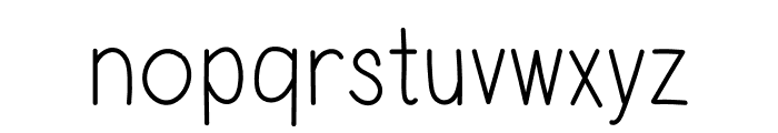 Oh So Neat Font LOWERCASE
