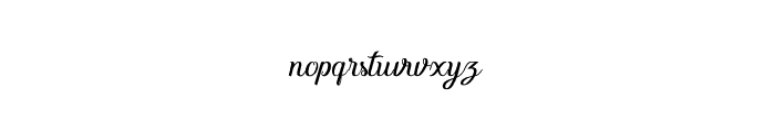 OhDarling Font LOWERCASE