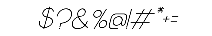 OhioFont-Italic Font OTHER CHARS