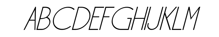 OhioFont-Italic Font UPPERCASE