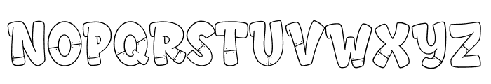 Oink Outline Font LOWERCASE