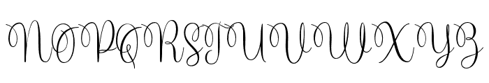 Olaryna-Regular Font UPPERCASE