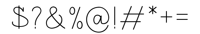 OlasthyScript-Regular Font OTHER CHARS
