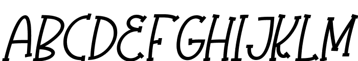 Olaugh Bold Italic Font UPPERCASE