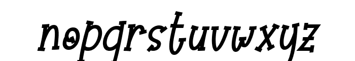 Olaugh Bold Italic Font LOWERCASE