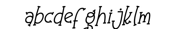 Olaugh Italic Font LOWERCASE