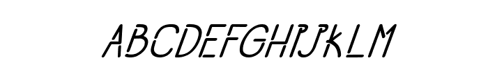 Old Alpha Italic Regular Font LOWERCASE