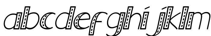 Old Jeans Italic Font LOWERCASE